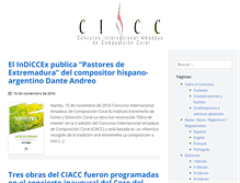 Tablet Screenshot of concurso.coroamadeus.es